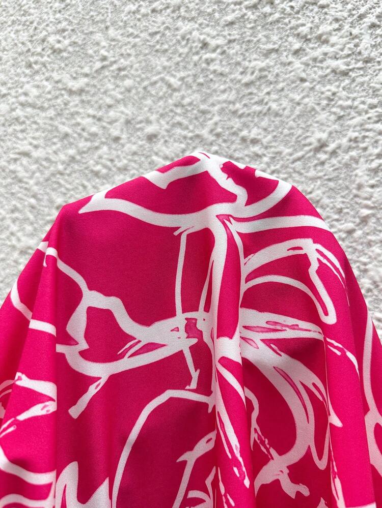 Plus Size Women Floral Print 3/4 Sleeve Loose Blouse Women's Shirts For Summer Women's Summer Outfits Beach Outfit For Women Conservative Top Blouses For Women Summer Blouse For Women Casual Elegant Summer Tops For Women Vacation Plus Size Women's Summer Outfits Plus Size Blouse Casual Blouse Elegant Blouse