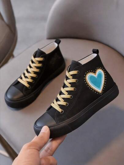 Tenis bebé niña botín zapatito choclo unisex con corazones color básico rosa blanco negro verde bota negro azul claro blanco casual urbano primeros pasos 12mx-21mx Hecho en México kids