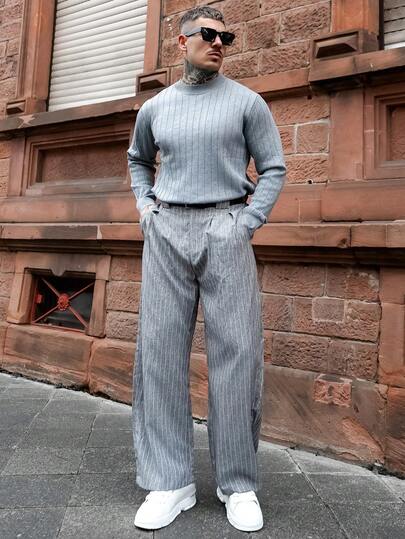 Artur Kramer 男士 Old Money 加厚百搭毛衣，秋冬款，长袖上衣