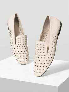 Mnmlis Women's Style Design Style Daily Travel Casual Fashion Comfortable Flat Shoes - Apricot - View 4