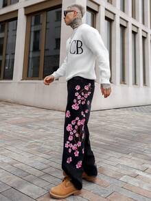 Artur Kramer ANDREILEE Men/Women Casual Loose Fit Lightweight Pullover Sweater With Letter Intarsia Pattern, Suitable For Spring, Autumn, Winter - White - View 6