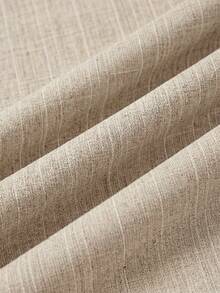 Ellevyn Quần kaki ống đứng xếp ly, không tay, cổ chữ V, cạp chun dành cho nữ, kiểu dáng thanh lịch, thích hợp mặc hàng ngày, màu trơn, phù hợp đi làm văn phòng, bộ 2 món mùa xuân/hè. - Màu Khaki - Xem 9