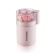Eternal Flower Mini Humidifier | 2-Speed Mist Mode USB Humidifier | 7-Color LED Night Light | Quiet Operation Desktop Humidifier | Auto-Shut Off Aromatherapy Diffuser - Multicolor - View 11