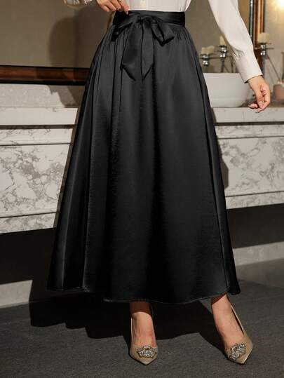 DAZY Falda elegante con diseño de cintura ajustable, adecuada para primavera/verano, Día de San Valentín, boda, fiesta, ocasiones formales, de moda, ajuste ceñido, para ir al trabajo