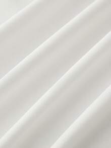 GlowEve 女士夏季无袖V领系腰A字连衣裙，荷叶边下摆，闪亮优雅休闲百搭 - Pearl White - 查看 5