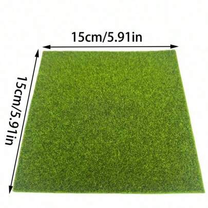 5 Tấm Thảm Cỏ Nhân Tạo Màu Xanh Lá Cây Giống Thật, Có Thể Giặt Và Tái Sử Dụng, Dùng Cho Lồng Thú Cưng Nhỏ, Chuột Hamster, Chuột Lang, Chuột Gerbil, Chuột, Trang Trí Chuồng Nuôi Động Vật Nhỏ, Lót Giường, Đồ Dùng Cho Thú Cưng