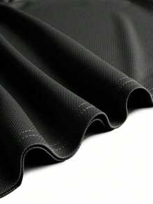 Sport MetroGents Áo thun thể thao nam tay ngắn cổ tròn dáng rộng in họa tiết Gothic, thích hợp tập gym. - màu đen - Xem 4