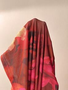SHEIN Glamour 女士性感优雅夏季度假露背系带镂空海星金属装饰短款印花连衣裙 - 彩色 - 查看 7