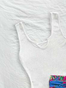 Soleia 女士印花背心短裤两件套，夏季假日 - 彩色 - 查看 4