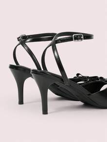 CUCCOO DOLLMOD Women Heeled Sandals Spring Shoes Summer - Black - View 10