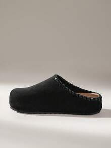 Solecia Women's Vintage Fashion Nyaman Dan Nyaman Dengan Gaya Premium Headdressed Top Bottom Moller Sandal - Black - View 3