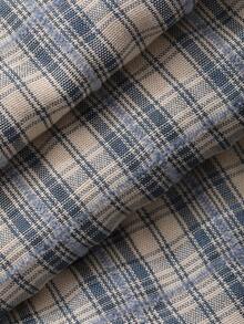 DAZY Tween Girl Cartoon Print Short Sleeve Top And Plaid Pants Pajama Set - Grey - View 9