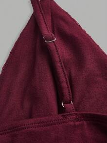SHEIN EZwear 3件套女士吊带背心，蕾丝拼接，褶皱腰身，夏季女士吊带背心，沙滩装，外出装 - 彩色 - 查看 10