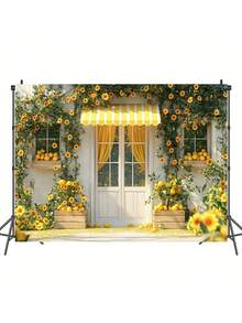 Phông nền cửa hàng chanh mùa hè, thích hợp cho tiệc sinh nhật và các lễ hội. Cờ polyester họa tiết cây chanh. Thích hợp để trang trí nhà cửa. Phụ kiện chụp ảnh đa năng trong nhà/ngoài trời. Không cần điện. - Nhiều màu - Xem 5