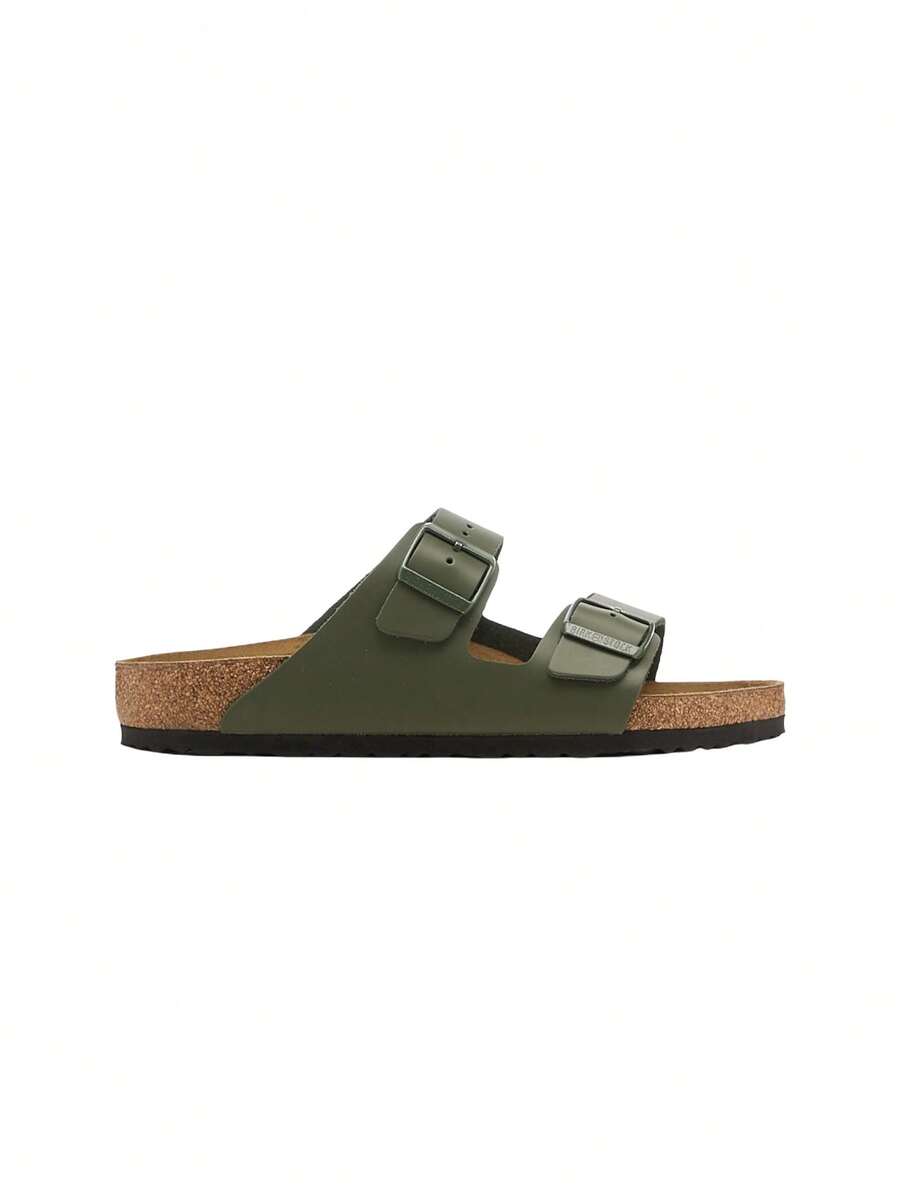 Arizona Slide Women's Flat Sandals Green 1029165 - Thyme - 查看 1