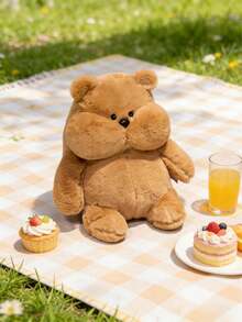 POKOJA LAND Muñeco de peluche de animalito lindo, cara grande, pequeño animal como conejo, pato, oso perezoso, husky o capibara, de tacto suave, adecuado para decoración del hogar, almohada y compañero de sueño, regalo perfecto para niños, regalo de cumpleaños, regalo festivo, regalo de fiesta, opción perfecta - Multicolor - Ver 13