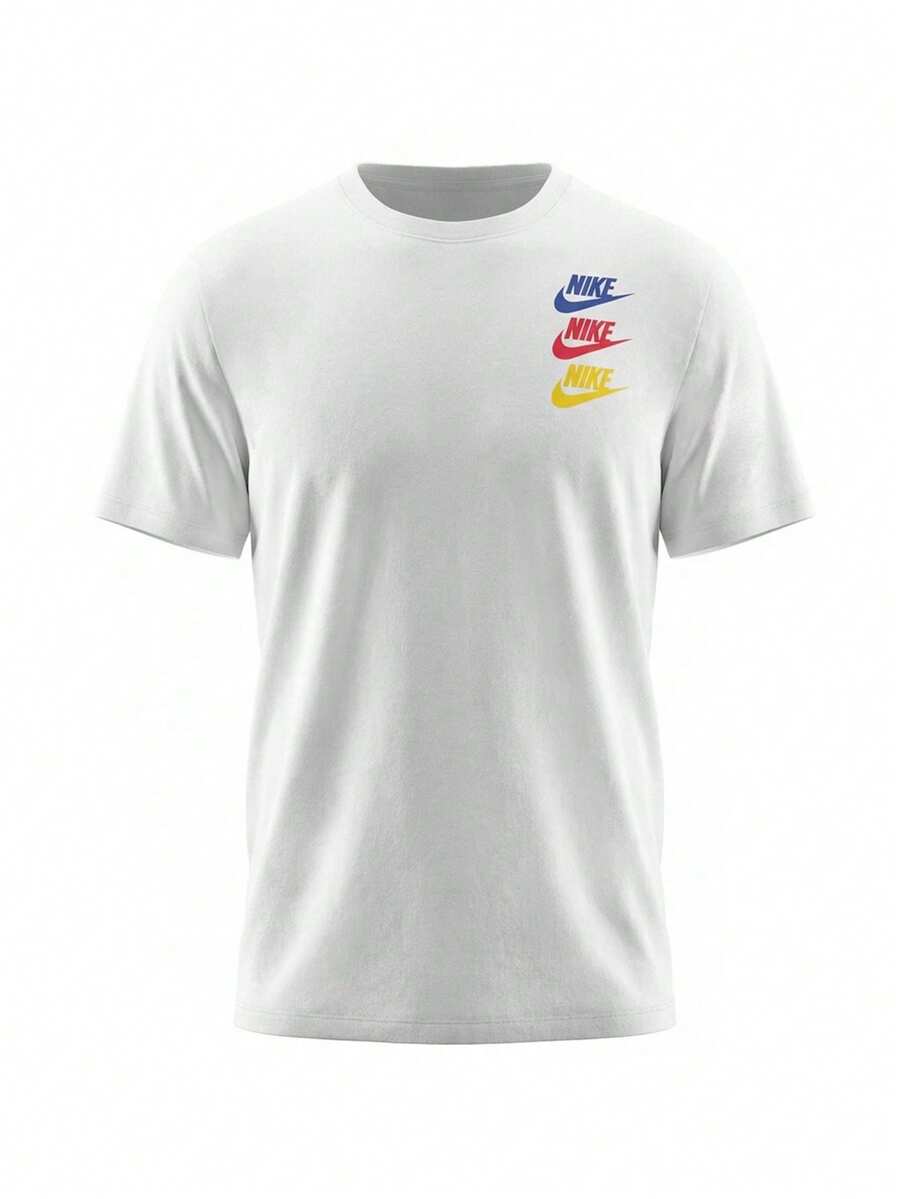 Nike Boys T-Shirts White - White - View 1