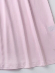 Olithes 性感优雅修身长袖收腰双层露肩扭结露背鱼尾下摆罗纹针织连衣裙，白色，秋冬款 - 粉色 - 查看 8