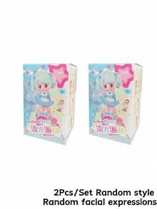 POKOJA LAND 盲盒收藏手办礼品，可爱装饰，花园女仆主题角色盲盒，ABS收藏手办套装（6个常规款+1个隐藏款），可爱桌面装饰手办，送给朋友、家人和动漫手办爱好者的完美生日圣诞礼物 - 潮玩盲盒 - 查看 11