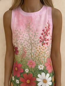 Vaclyn Women's Casual Vacation Floral Print Camisole Dress - Multicolor - View 4