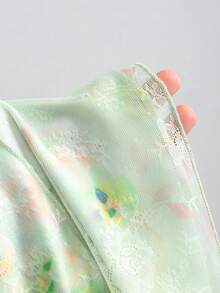 Sweetra Women's Tie-Neck Ruched Mini Dress, Fashionable For Dates And Parties - Multicolor - View 6