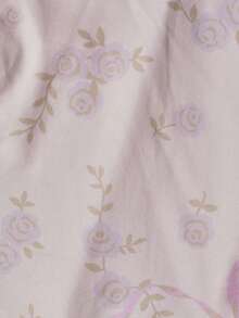 MUSERA 修身系带印花七分裤套装（仅下装）可爱春日假日少女风 Sugar Salt - 彩色 - 查看 6