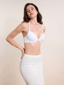 Peach Girl Women's Front Closure Underwire Bra With Backless Design - Breathable, Shaping & Lifting, Sexy & Comfortable, Great Gift - White - View 8