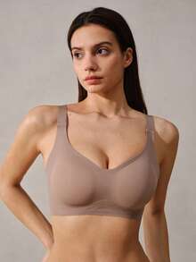 3 件套女士胸罩，塑形提升，柔软透气面料胸罩，休闲舒适内衣 - 彩色 - 查看 7