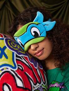 TEENAGE MUTANT NINJA TURTLES | SHEIN 卡通刺繡絨面眼罩 - 彩色 - 查看 9