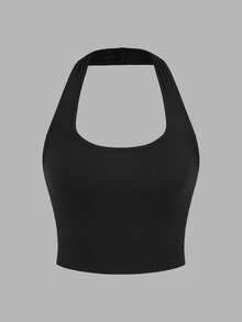 SHEIN EZwear 3pcs/Set Women's Casual Sexy Black, Pink, White Camisole Crop Top Vest Suit, Basic Summer - Multicolor - View 6