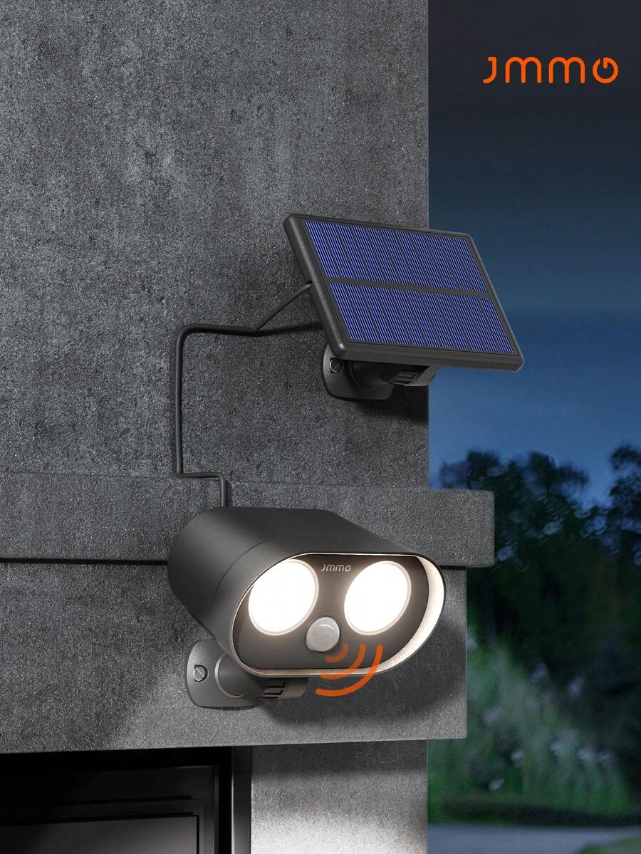 JMMO Solar Outdoor Light,Owl Shaped Solar Light,Outdoor Solar With Motion Sensor IP65 Waterproof Solar Lawn Lamps Suitable For Decorating Porch Garage Garden Backyard Garden Playground Area And Other Decorative Lighting - Black - View 1