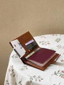 Cirelle Porta-passaporte Minimalista de Viagem - Carteira Multifuncional com Bloqueio RFID, Estojo de Passaporte Leve para Homens e Mulheres, Essencial para Viagens de Negócios - Multicolorido - Visão 2