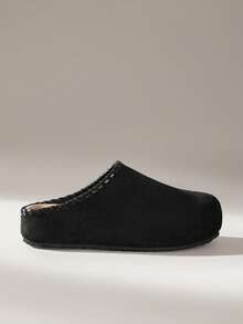 Solecia Women's Vintage Fashion Nyaman Dan Nyaman Dengan Gaya Premium Headdressed Top Bottom Moller Sandal - Black - View 1