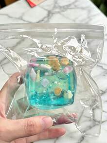 POKOJA LAND Maltose Star Island Cube Squeezable 3D Cartoon Ornament, Stress Relief Simulation Toy, Infinite Stress Relief - Multicolor - View 2