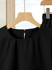 Rusticease 2pcs/Set Women's Vacation Casual Bohemian Top + Printed Skirt Set, Women's Summer Outfit, Summer Skirt Set, Skirt And Top Set, Women's Skirt And Top Set, Printed Skirt Set, Suitable For Vacation, Chic - Multicolor - View 4