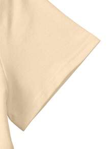 女士休闲爱心印花T恤，夏季 - 彩色 - 查看 3