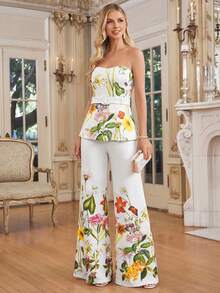 Amorya Bộ đồ nữ mới thanh lịch kiểu vintage in hoa gồm áo quây và quần ống rộng, phù hợp cho kỳ nghỉ và nhiều dịp khác nhau. Trang phục tốt nghiệp kiểu Tây Ban Nha cho mẹ và bé. Bộ đồ hai mảnh mùa hè cho nữ. Bộ đồ đi nghỉ mát mùa hè cho nữ. Bộ đồ hai mảnh mùa hè cho nữ. Bộ đồ quần vàng thường ngày cho nữ. Bộ đồ hai mảnh in hoa cho nữ. Áo quây và quần in hoa. Quần ống rộng in hoa. Bộ đồ Zanzea cho nữ. Bộ đồ mùa hè cho nữ. Trang phục hai mảnh mùa hè cho nữ. Bộ đồ mùa hè cho nữ. Quần ống rộng in hoa cho nữ. Bộ quần in hoa. - Nhiều màu - Xem 6