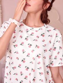 Bonmuse 满版花卉印花睡衣套装 / 睡衣套装 - 彩色 - 查看 5