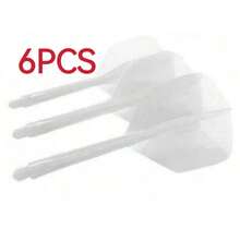 3/6 件套 2BA 一体式飞镖杆和飞镖翼套装 专业透明防掉落飞镖 飞镖翼杆 塑料飞镖配件 - 彩色 - 查看 8