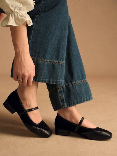 Rosivie Women's Buckle Design Casual Fashion Shoes