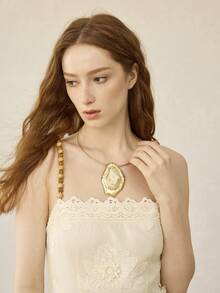 MOTF PREMIUM 预制树脂吊坠个性化壁龛项圈 - 金色 - 查看 9