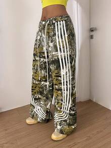 StreetHx Women's Casual Street Style Loose Fit Wide Leg Jeans - Multicolor - View 5