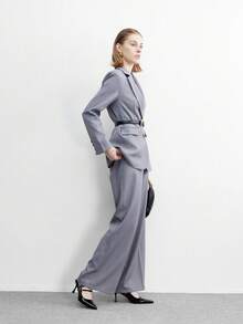 CUCCOO BIZCHIC Zapatos Mary Jane de tacón alto puntiagudo de charol negro, de primavera 2026, para uso diario y citas, de suela baja y diseño suave - Negro - Ver 3