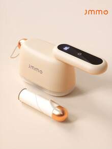 JMMO 内置棒状织物剃须刀、电动除毛器、带 LED 数字显示屏的可充电毛衣剃须刀、去除衣服、家具、绒球、沙发的绒毛起球修剪器、圣诞礼物、秋冬季假期露营必备品、度假配件、露营用品 - 米色 - 查看 1