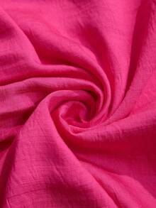 Sylviya Women's V-Neck Sleeveless Maxi Beach Dress For Vacation - Hot Pink - View 8