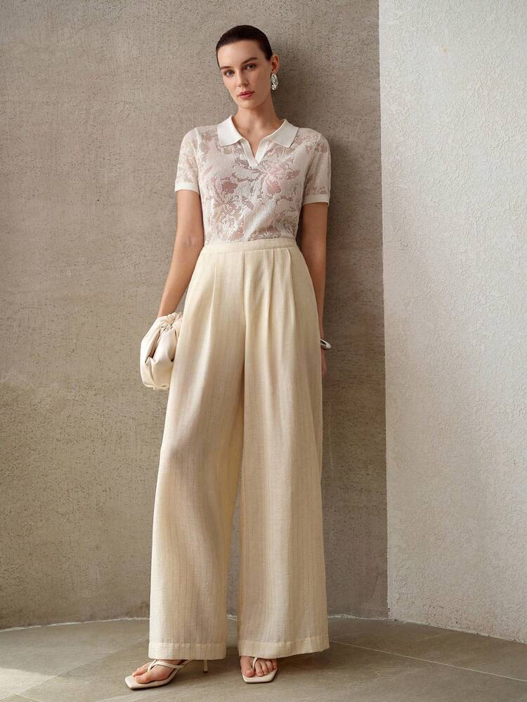 WOMEN'S FASHION CASUAL WIDE LEG PANTS