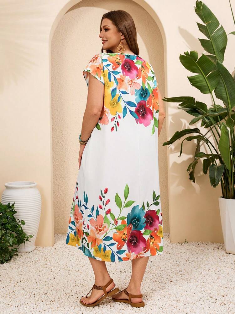 Plus Size Women's Short Sleeve Color Block Round Neck Gradation Print Beach Dress With Pocket Summer Dress Summer Outfits Summer Clothes Spring Dress Spring Outfit Women Spring Clothing Floral Dress Floral Dresses For Women Beach Vacation Outfits For Women Vacation Dress Bohemian Women's Summer Dresses Vacation Casual Dress Summer Dresses For Women Spring Dress Women Beach Dress Holiday Dresses Country Dress Floral Dress Zanzea Dress For Woman Floral Print Dress Women's Floral Dress Maxi Dress Plus Size