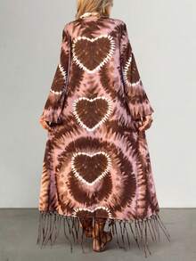 Fembélia New Arrival Spring/Summer Long Sleeve Printed Cardigan For Women - Multicolor - View 2