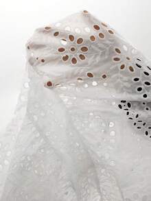 SoleilVie 女士波西米亚风度假休闲镂空露背蝴蝶结腰A字花瓣袖衬衫，春夏款 - 白色 - 查看 8