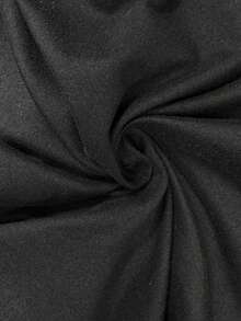 SHEIN Bộ áo liền quần bầu mùa hè kiểu dáng thường ngày, phối màu tương phản, hở lưng, cổ yếm. - Đen và trắng - Xem 7